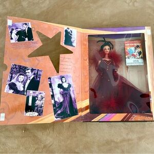 Barbie as Scarlet O'Hara in Elegant Red Ensemble